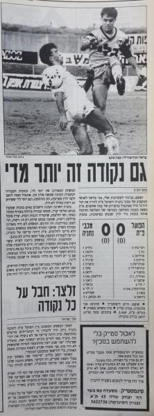 סיקור המשחק בעיתון חדשות