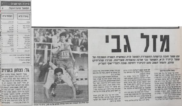 מחזור 18 - בית"ר תל-אביב (1:0) - סיקור המשחק במעריב