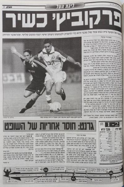 סיקור המשחק במעריב