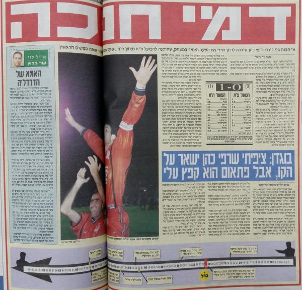 סיקור המשחק במעריב