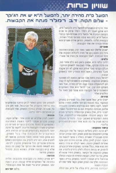 מתוך תוכניית המשחק עם דב רמלר