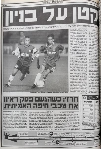 סיקור המשחק במעריב