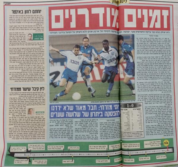 סיקור המשחק במעריב