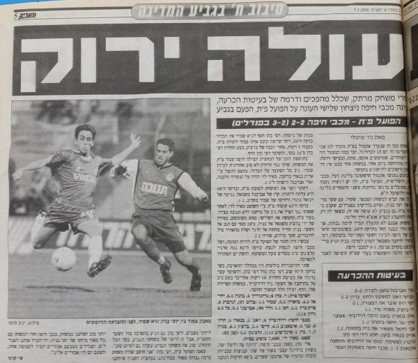 סיקור המשחק במעריב