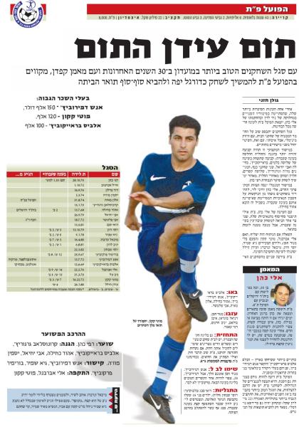 לקראת פתיחת עונת 2000/01, מתוך מוסף פתיחת העונה של ידיעות אחרונות
