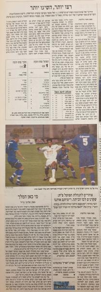 סיקור המשחק בהארץ