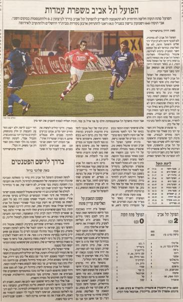 סיקור המשחק בהארץ