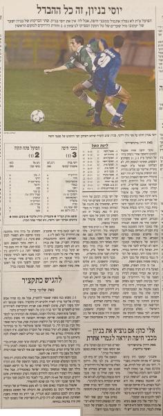 סיקור המשחק בהארץ