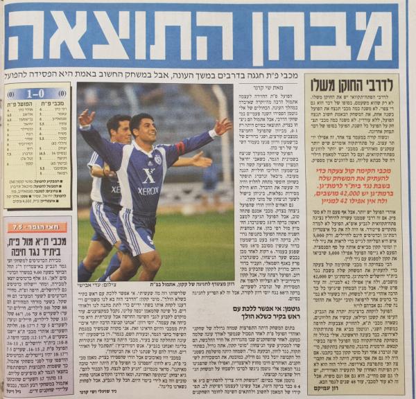 סיקור המשחק במעריב