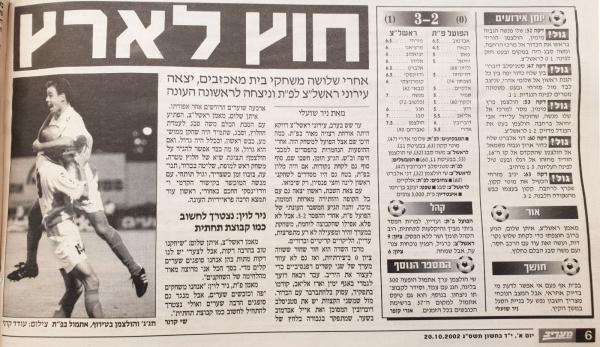 סיקור המשחק במעריב