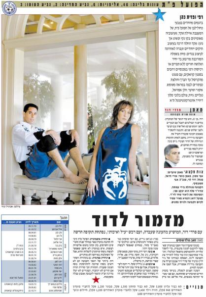 הפועל פ"ת במוסף פתיחת עונת העונה של ידיעות אחרונות, עונת 2003/04