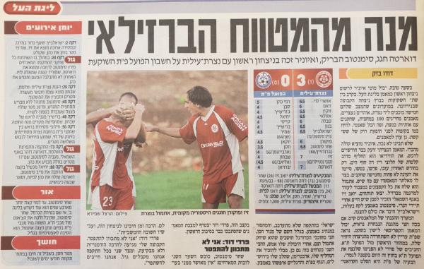 סיקור המשחק במעריב