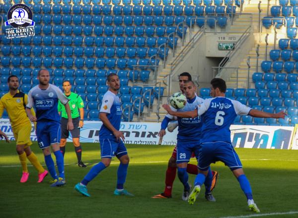 2015/16 - מחזור 17 - מכבי הרצליה (1:0) - מימין - אנדריי לונגו, גל מאיו, עשהאל בן שבת וברנקו מיכאלוביץ'