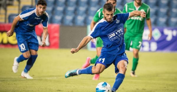 2018/19 - טוטו - מחזור 3 - הפועל כפר-סבא (1:1) - שגיא דרור מחמיץ פנדל, רוי רונן מאחוריו
