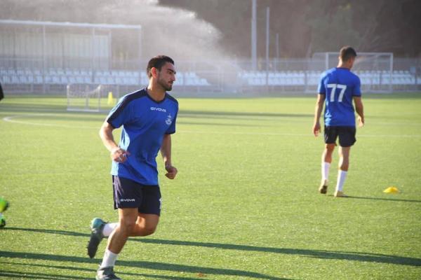 נדב ראובני באימון הקבוצה