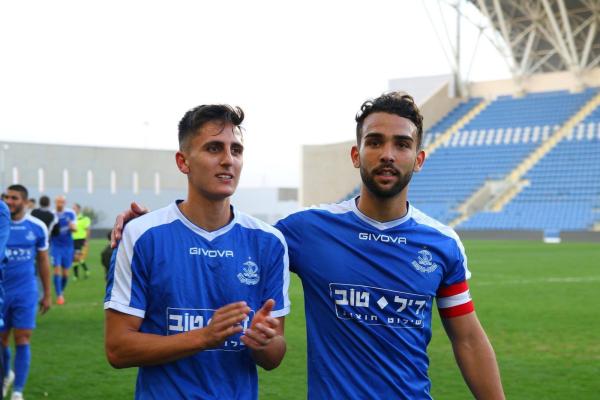 2018/19 - מחזור 22 - הפועל נצרת-עילית (0:2) - רם לוי וגל אסולין בסיום המשחק