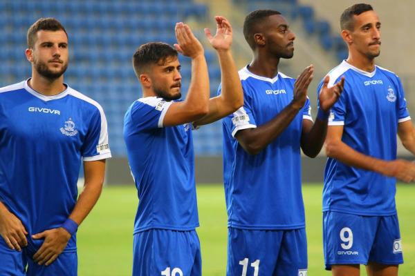 2019/20 - טוטו - חצי גמר - הפועל רמת-גן (1:1) - עומר בוארון, נפתלי בלאי, בר איבגי ועמית מזרחי לקראת פתיחת חצי גמר גביע הטוטו