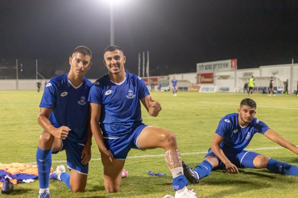 2020/21 - טוטו - מחזור 1 - מ.ס כפר קאסם (0:1) - אופק אושר, בר נאווי ועילאי שושן לקראת פתיחת המשחק