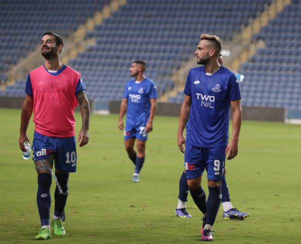 רז שטיין וירדן כהן בסיום המשחק