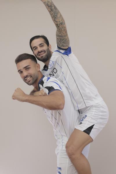 ירדן כהן רוכב על רם לוי - יום צילומים הפועל פ"ת, עונת 2022/23